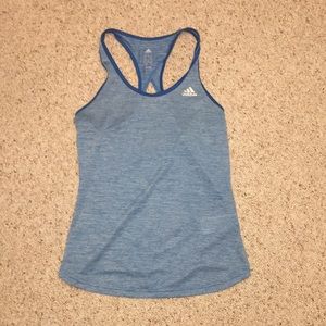 Blue adidas athletic tank!